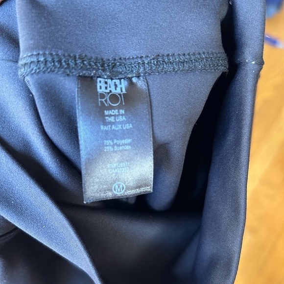 Beach Riot Glitter Size Stripe Bike Shorts Sz M - Picture 13 of 15